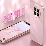 Custodia antiurto in TPU con bordo in oro con placcatura 6D XINLI, For Huawei Enjoy 50 Plus, For Huawei Enjoy 9, For Huawei Enjoy 50