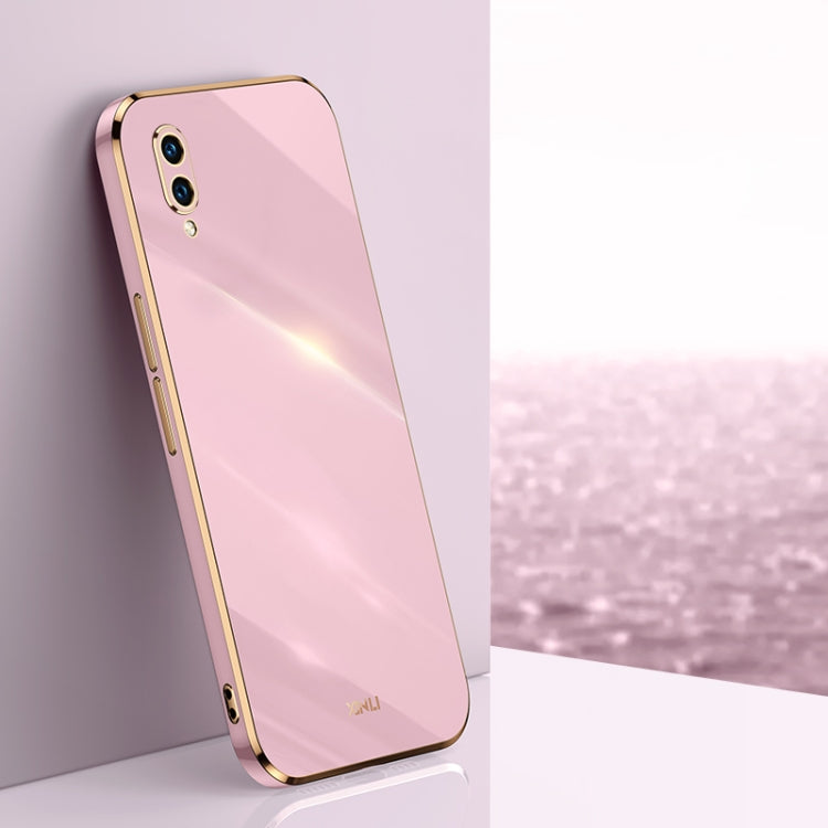 Custodia antiurto in TPU con bordo in oro con placcatura 6D XINLI, For Huawei Enjoy 50 Plus, For Huawei Enjoy 9, For Huawei Enjoy 50