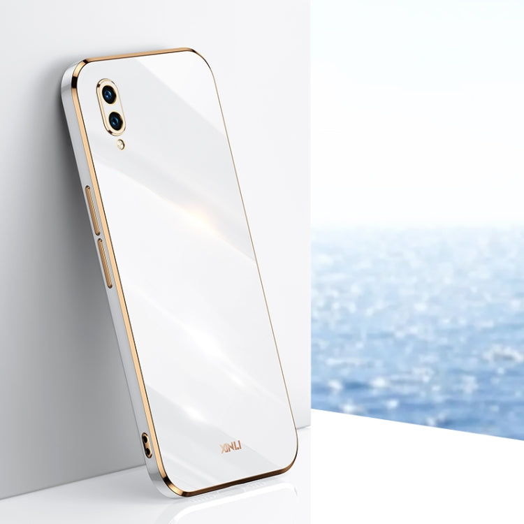 Custodia antiurto in TPU con bordo in oro con placcatura 6D XINLI, For Huawei Enjoy 50 Plus, For Huawei Enjoy 9, For Huawei Enjoy 50