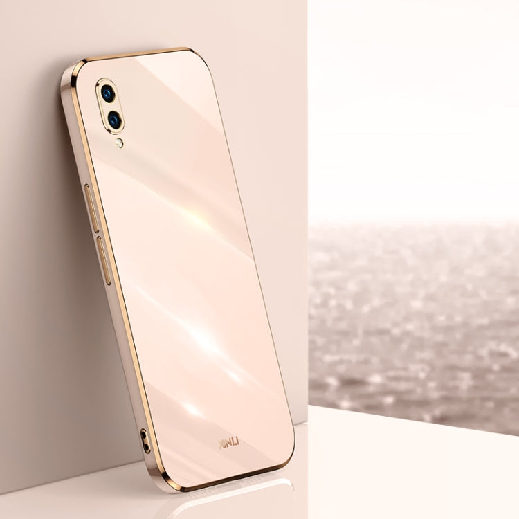 Custodia antiurto in TPU con bordo in oro con placcatura 6D XINLI, For Huawei Enjoy 50 Plus, For Huawei Enjoy 9, For Huawei Enjoy 50