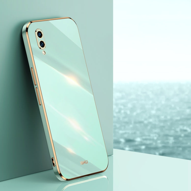 Custodia antiurto in TPU con bordo in oro con placcatura 6D XINLI, For Huawei Enjoy 50 Plus, For Huawei Enjoy 9, For Huawei Enjoy 50