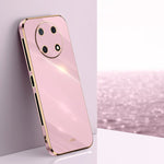 Custodia antiurto in TPU con bordo in oro con placcatura 6D XINLI, For Huawei Enjoy 50 Pro