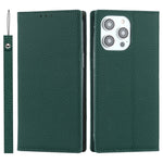 Custodia per telefono in vera pelle con texture Litchi, For iPhone 14 Pro Max, For iPhone 14 Pro, For iPhone 14, For iPhone 14 Plus