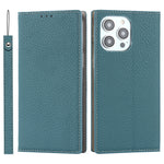 Custodia per telefono in vera pelle con texture Litchi, For iPhone 14 Pro Max, For iPhone 14 Pro, For iPhone 14, For iPhone 14 Plus