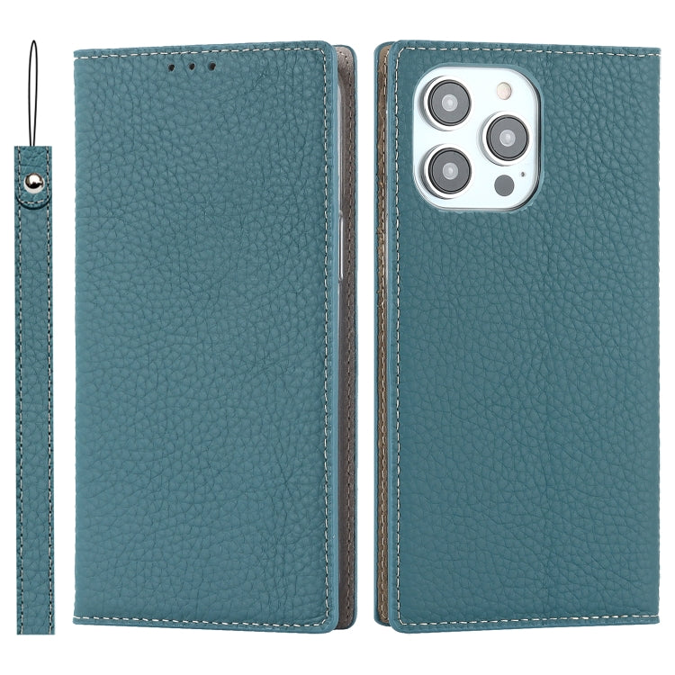 Custodia per telefono in vera pelle con texture Litchi, For iPhone 14 Pro Max, For iPhone 14 Pro, For iPhone 14, For iPhone 14 Plus