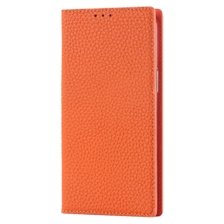 Custodia per telefono in vera pelle con texture Litchi, For iPhone 14 Pro Max, For iPhone 14 Pro, For iPhone 14, For iPhone 14 Plus, For Google Pixel 7 5G