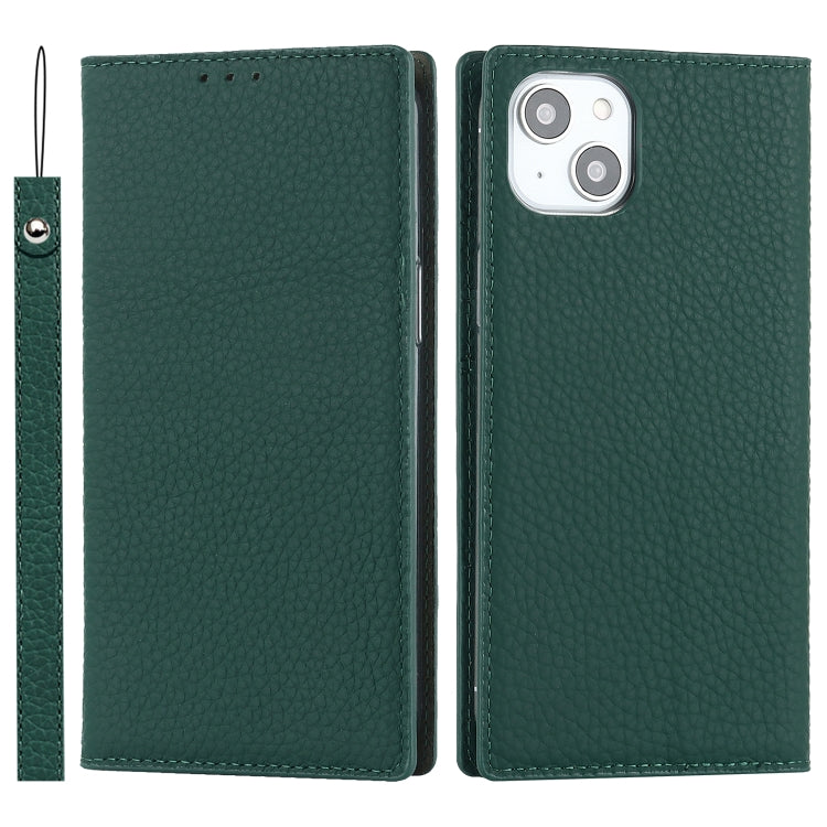 Custodia per telefono in vera pelle con texture Litchi, For iPhone 14 Pro Max, For iPhone 14 Pro, For iPhone 14, For iPhone 14 Plus