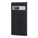 Custodia per telefono in vera pelle con texture Litchi, For Google Pixel 7 5G