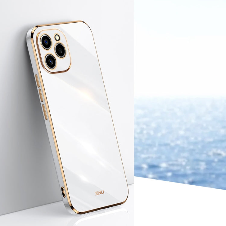 Custodia antiurto in TPU con bordo in oro con placcatura 6D XINLI, For Honor Magic4, For Honor Play 30, For Honor 60 SE