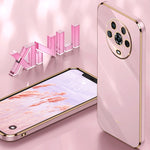 Custodia antiurto in TPU con bordo in oro con placcatura 6D XINLI, For Honor 70, For Honor 70 Pro, For Honor 80 5G