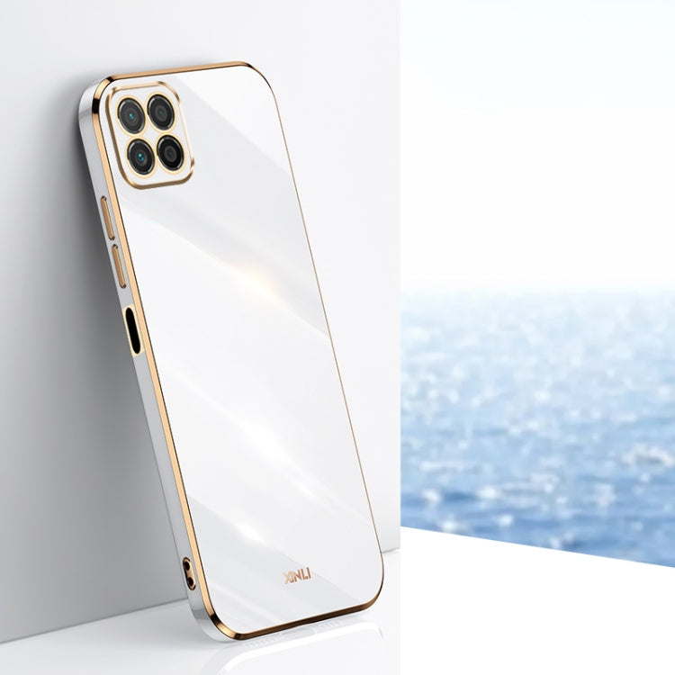 Custodia antiurto in TPU con bordo in oro con placcatura 6D XINLI, For Honor Play6T Pro, For Honor X8 5G, For Honor X30