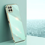 Custodia antiurto in TPU con bordo in oro con placcatura 6D XINLI, For Honor Play6T Pro, For Honor X8 5G, For Honor X30