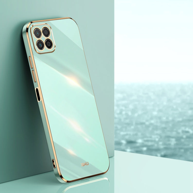 Custodia antiurto in TPU con bordo in oro con placcatura 6D XINLI, For Honor Play6T Pro, For Honor X8 5G, For Honor X30