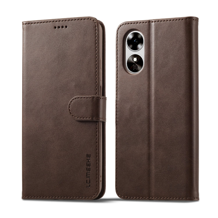 LC.IMEEKE Custodia per cellulare in pelle di vitello, For OPPO A17