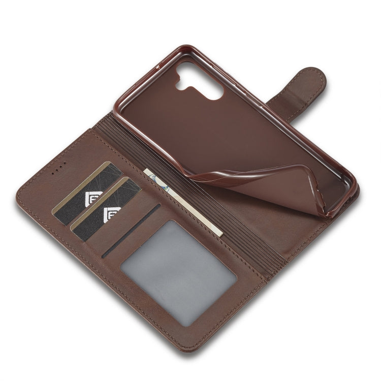 LC.IMEEKE Custodia per cellulare in pelle di vitello, For Samsung Galaxy A54 5G