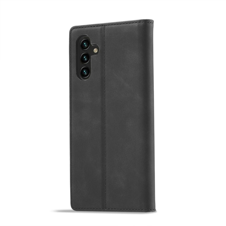 LC.IMEEKE Custodia per telefono in pelle in microfibra con forte magnetismo, For Samsung Galaxy A54 5G