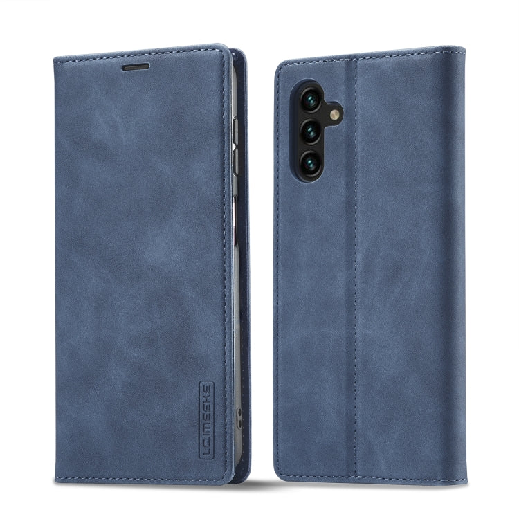 LC.IMEEKE Custodia per telefono in pelle in microfibra con forte magnetismo, For Samsung Galaxy A54 5G