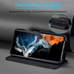 Custodia in pelle con vibrazione per Samsung Galaxy S23