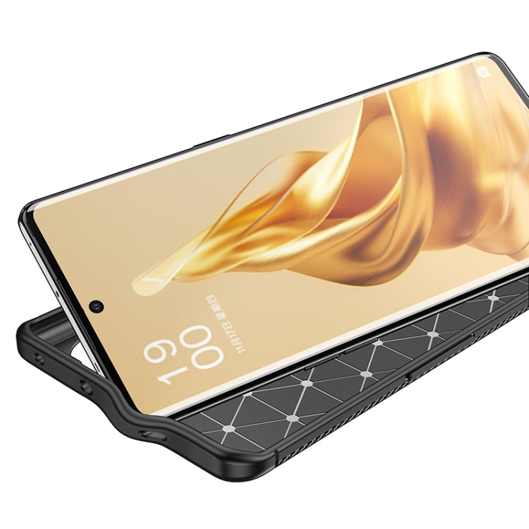 Custodia per telefono in TPU antiurto con struttura in fibra di carbonio, For OPPO A58, For OPPO Reno9 Pro+, For OPPO Reno9 / Reno9 Pro, For Realme 10 4G, For Realme 10 5G / 9i 5G, For Realme 10 Pro, For Realme 10 Pro+, For Samsung Galaxy A54 5G