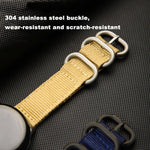 Cinturino per orologio con fibbia in acciaio di nylon intrecciato, For Google Pixel Watch 4 / 3 / 2 / 1 41mm