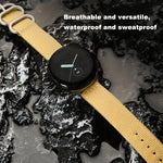 Cinturino per orologio con fibbia in acciaio di nylon intrecciato, For Google Pixel Watch 4 / 3 / 2 / 1 41mm