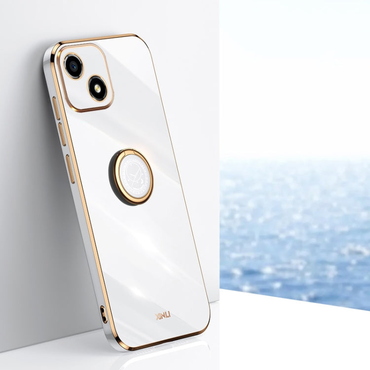 XINLI custodia per telefono in TPU elettrolitico con bordo dritto 6D con supporto per anello, For Honor Magic4, For Honor Play 30, For Honor 60 SE