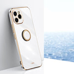 XINLI custodia per telefono in TPU elettrolitico con bordo dritto 6D con supporto per anello, For Honor Magic4, For Honor Play 30, For Honor 60 SE