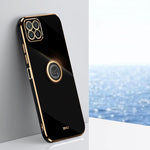 XINLI custodia per telefono in TPU elettrolitico con bordo dritto 6D con supporto per anello, For Honor Play6T, For Honor Play6T Pro, For Honor X8 5G