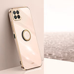 XINLI custodia per telefono in TPU elettrolitico con bordo dritto 6D con supporto per anello, For Honor Play6T, For Honor Play6T Pro, For Honor X8 5G