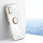 XINLI custodia per telefono in TPU elettrolitico con bordo dritto 6D con supporto per anello, For Honor X30, For Honor X30 Max, For Honor X30i
