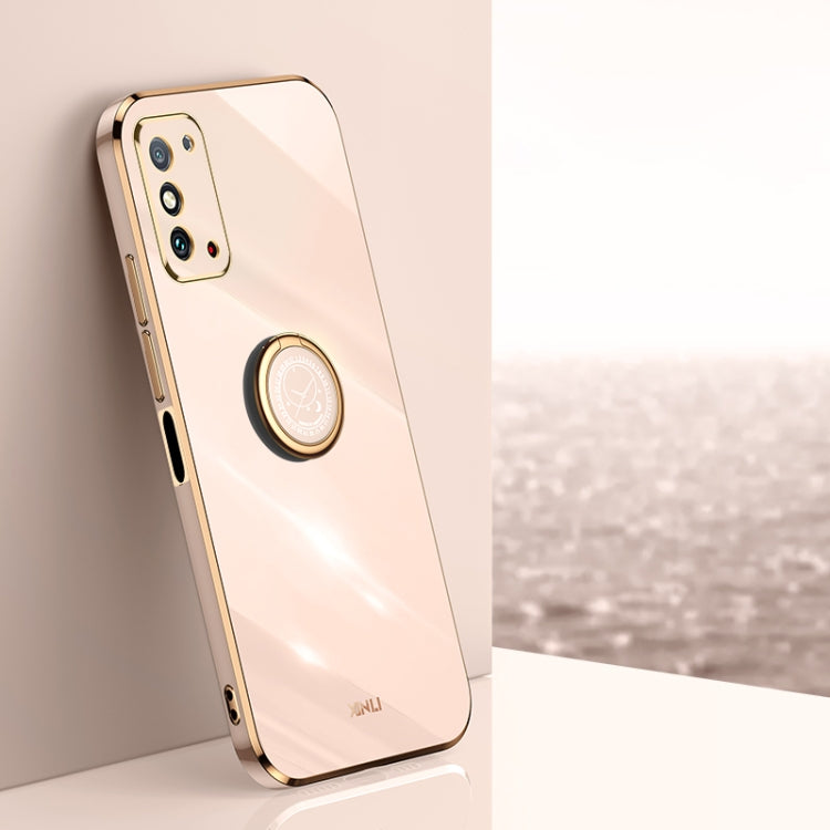 XINLI custodia per telefono in TPU elettrolitico con bordo dritto 6D con supporto per anello, For Honor X30, For Honor X30 Max, For Honor X30i