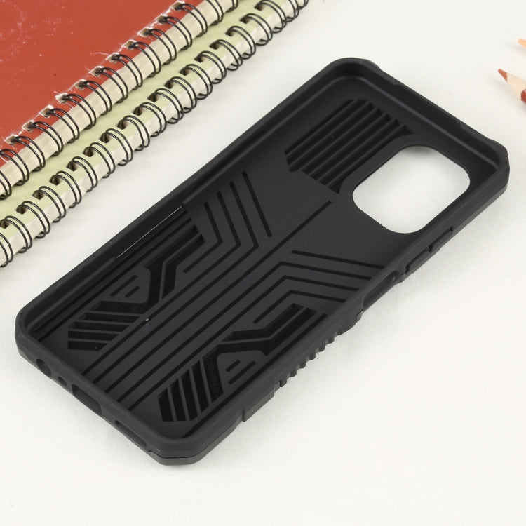 Armor Warrior PC antiurto + custodia per telefono in TPU, For Realme C33 4G