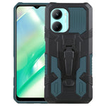Armor Warrior PC antiurto + custodia per telefono in TPU, For Realme C33 4G