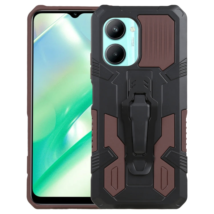 Armor Warrior PC antiurto + custodia per telefono in TPU, For Realme C33 4G