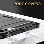 Custodia protettiva per tablet Explorer PC + TPU, For Samsung Galaxy Tab S7/S8, For Samsung Galaxy Tab S6 Lite, For Samsung Galaxy Tab S7+/S8+/S7 FE, For iPad 9.7 2017/2018, For iPad Pro 12.9 2021/2020/2018