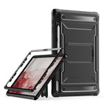 Custodia protettiva per tablet Explorer PC + TPU, For Samsung Galaxy Tab S7/S8, For Samsung Galaxy Tab S6 Lite, For Samsung Galaxy Tab S7+/S8+/S7 FE, For iPad 9.7 2017/2018, For iPad Pro 12.9 2021/2020/2018