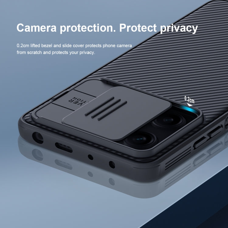 Custodia per telefono PC NILLKIN CamShield Pro, For Xiaomi Redmi Note 12 Pro 5G China, For Xiaomi Redmi Note 12 Pro+ China