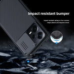 Custodia per telefono PC NILLKIN CamShield Pro, For Xiaomi Redmi Note 12 Pro 5G China, For Xiaomi Redmi Note 12 Pro+ China