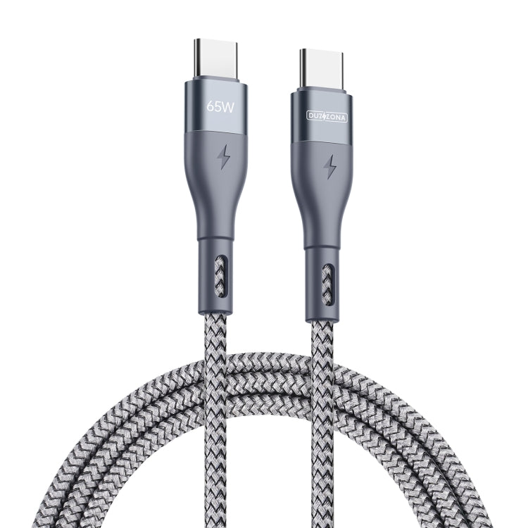 DUZZONA A2 PD 65W USB-C / Type-C to Type-C Cavo dati di ricarica rapida, lunghezza: 1 m, 1m Type-C to Type-C