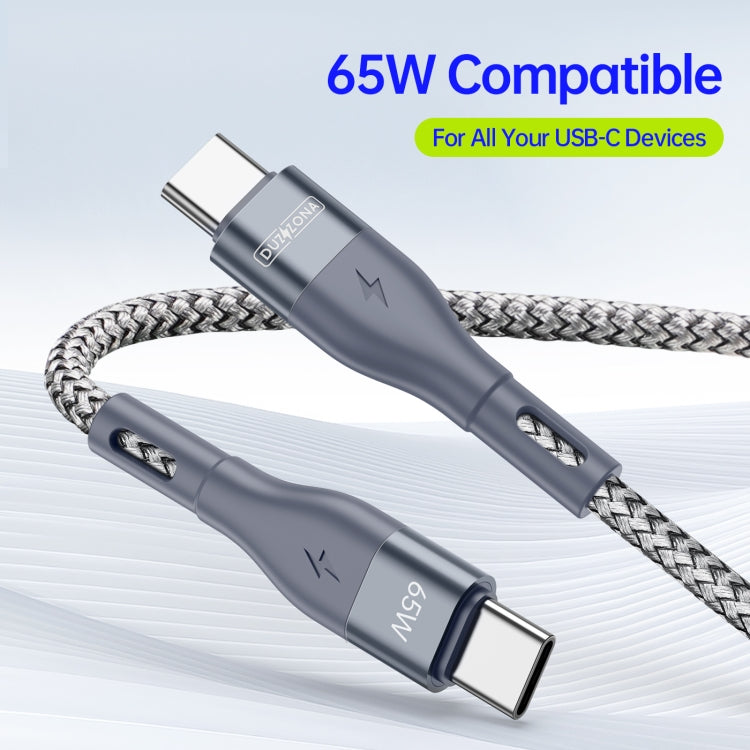 DUZZONA Cavo USB-C Type-C 65W 1 metro ricarica rapida