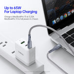 DUZZONA Cavo USB-C Type-C 65W 1 metro ricarica rapida