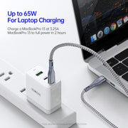 DUZZONA A2 PD 65W USB-C / Type-C to Type-C Cavo dati di ricarica rapida, lunghezza: 1 m, 1m Type-C to Type-C