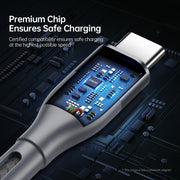 DUZZONA A2 PD 65W USB-C / Type-C to Type-C Cavo dati di ricarica rapida, lunghezza: 1 m, 1m Type-C to Type-C
