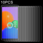 10 pellicole in vetro temperato da 0,26 mm 9H 2,5D, For Huawei Enjoy 50 Plus (10 PCS), For Alcatel 1 Ultra (10 PCS), For TCL 403 (10 PCS)