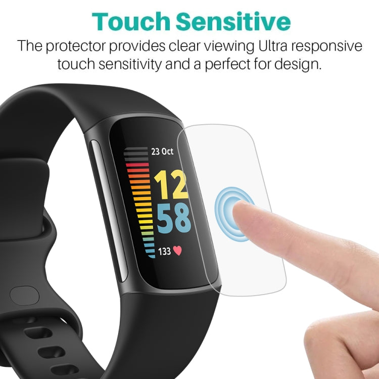 Proteggi schermo per orologio con pellicola in idrogel morbido, For Fitbit Charge 5, For OPPO Watch Free, For Google Pixel Watch, For Garmin Move Sport