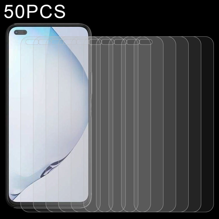 50 pellicole in vetro temperato da 0,26 mm 9H 2,5D, For Huawei Enjoy 50 Plus (50 PCS), For Alcatel 1 Ultra (50 PCS), For TCL 403 (50 PCS)