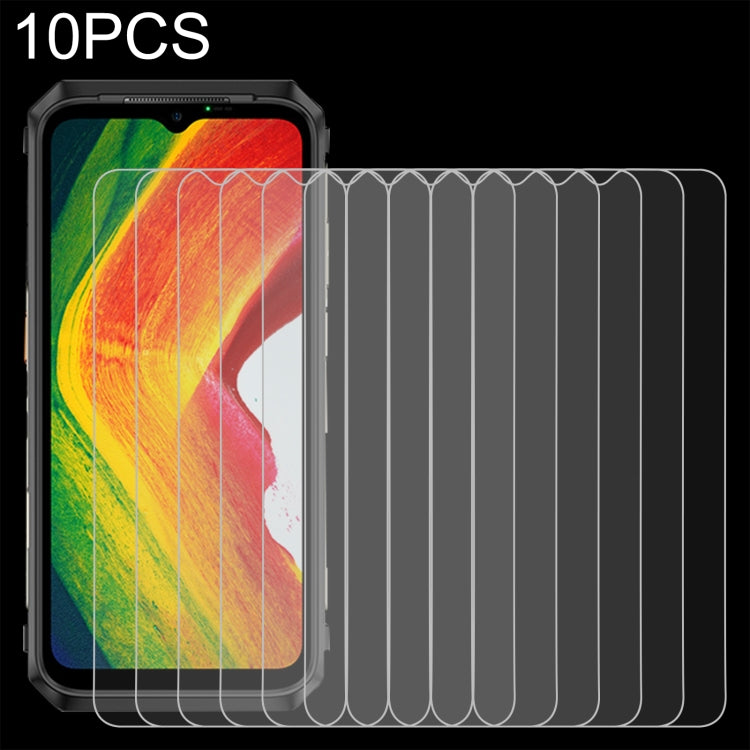 Pellicola in vetro temperato 10 pezzi 0,26 mm 9H 2,5D, For Ulefone Power Armor 18(10 PCS)