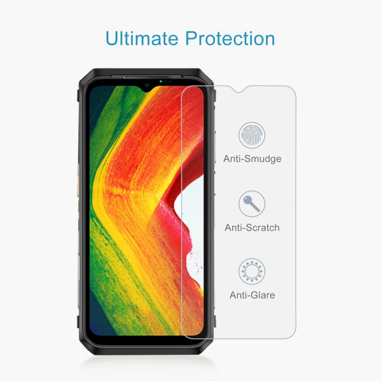 50 pellicole in vetro temperato 0,26 mm 9H 2,5D, For Ulefone Power Armor 18 (50 PCS)