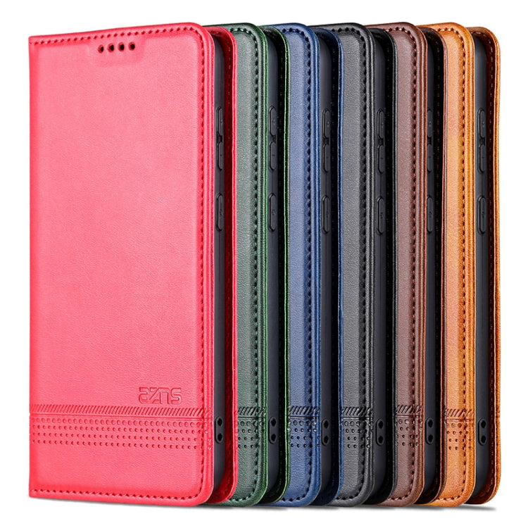 AZNS Custodia per telefono in pelle a conchiglia con struttura in vitello magnetico, For Samsung Galaxy S23 5G, For Samsung Galaxy S23+ 5G, For Samsung Galaxy S23 Ultra 5G, For Xiaomi Redmi Note 12 Pro 5G China / Note 12 Pro 5G+ China