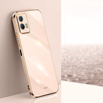 Custodia per telefono in TPU con bordo in oro con placcatura 6D XINLI, For vivo iQOO Pro, For vivo iQOO U5, For vivo iQOO Z6